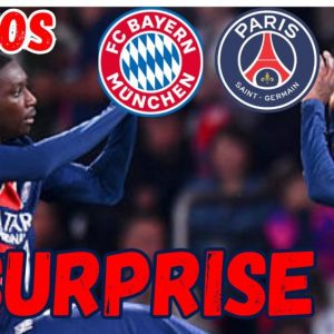 Video Bayern/PSG - Kolo Muani, Dembélé, Lee…The Parisian line-up and our scores!