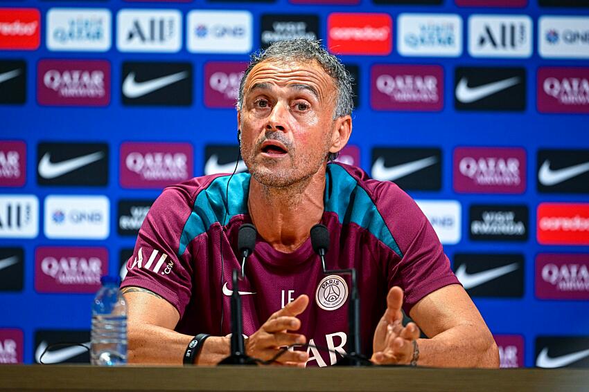 PSG/Nantes - Luis Enrique on the project, morale, responsibilities and use of space