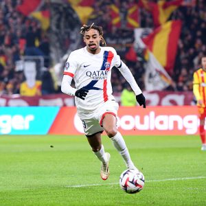 Lens/PSG - Barcola savours the goal and the victory before talking about City