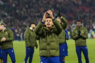 Stuttgart/PSG - Doué congratulates Ousmane Dembélé and the team