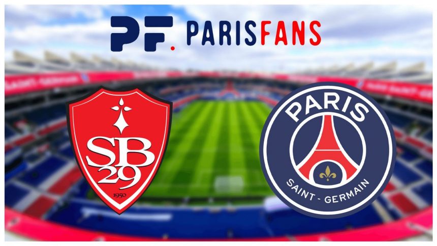 Brest/PSG - Paris line-up announced with Kvaratskhelia on the left  