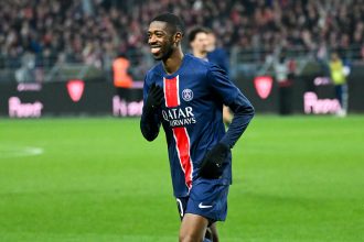 Brest/PSG - Dembélé savors the moment and thanks his teammates