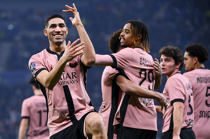 Lyon/PSG - The Parisians' grades: Hakimi delivers Paris, Dembélé again