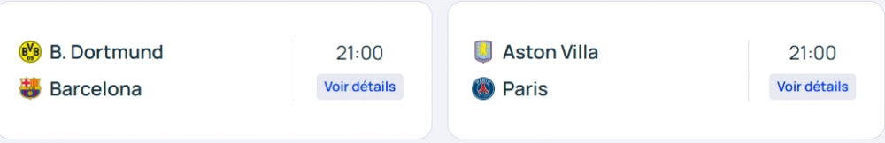 Champions League - The schedule for the quarter-final second legs  
