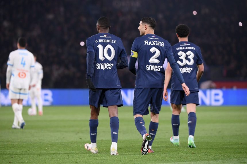 L'Equipe's Ligue 1 team of the season, PSG takes 5 places  