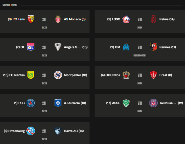 Ligue 1 - Day 34: Europe and survival still up for grabs  