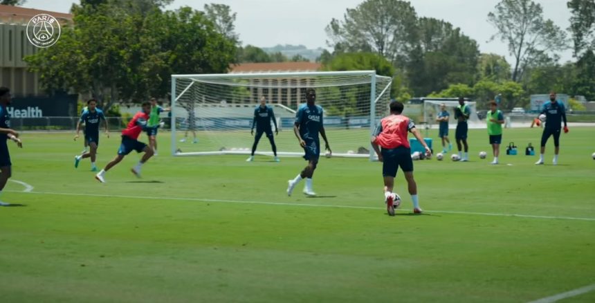 Video of PSG's 3rd day in the United States: training and House in Los Angeles  