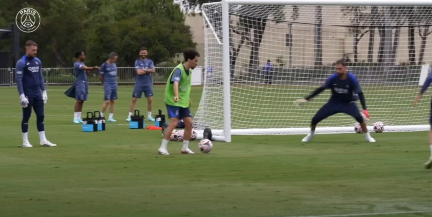 PSG's Day 2 in the United States in video: play and strikes in training  