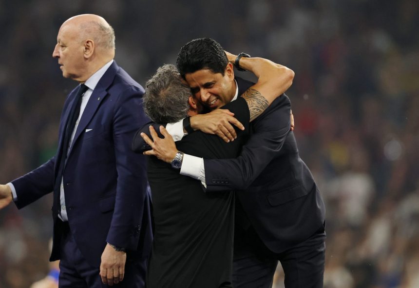 PSG/Inter Milan - Al-Khelaïfi “we're building something and that's the objective.”  