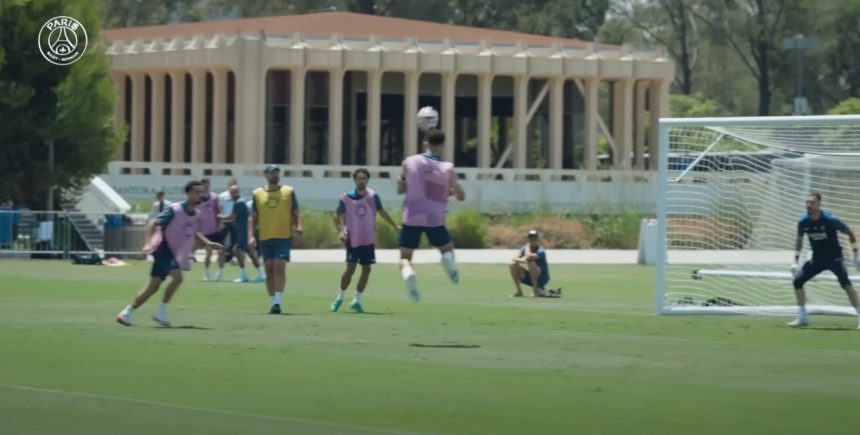 Video of PSG's 4th day in the United States: training and press briefing  