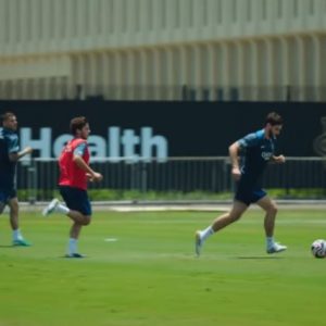 PSG's 1st day in the United States in video: welcome and training  