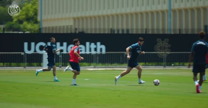 PSG's 1st day in the United States in video: welcome and training  