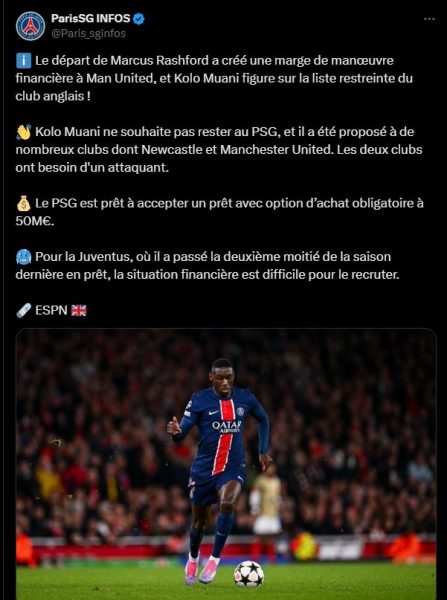 Transfer – PSG sets a price for one of its unwanted players, with English clubs ready!  