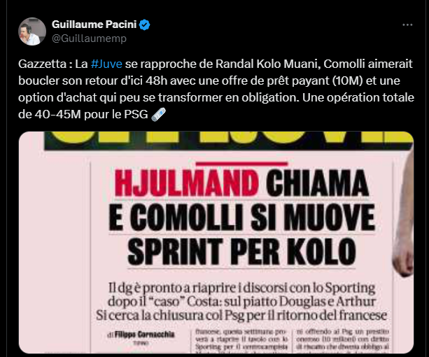 Transfer – €45 million, PSG will finally complete this big transfer!  