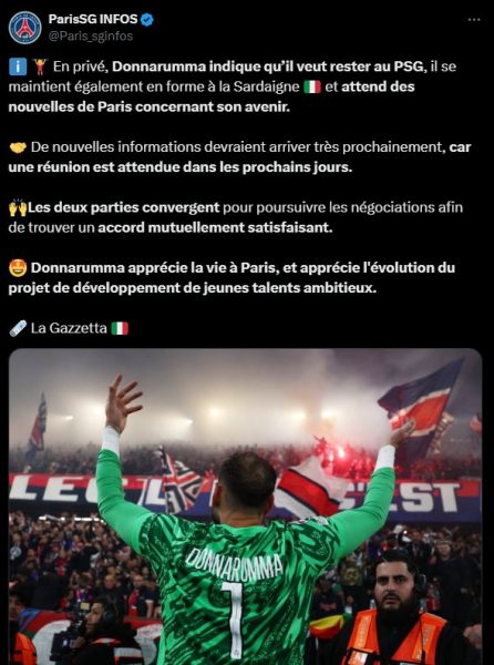 Transfer PSG – Donnarumma, the major update!  