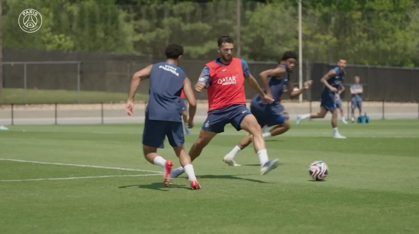PSG's latest video from the United States: training and travel  