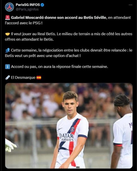 Transfer - Moscardo has found his club for next season!  