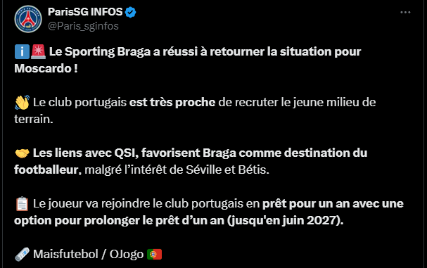 Transfer - A huge surprise for a PSG departure!  