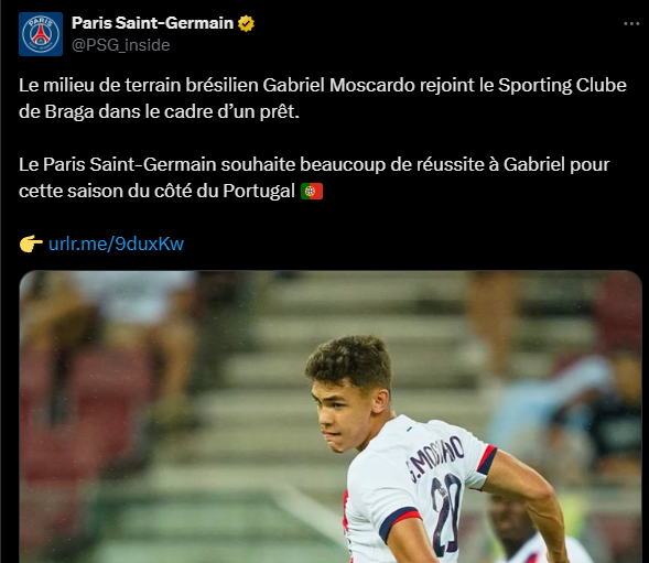 Official - PSG loan a young talent to Portugal!  