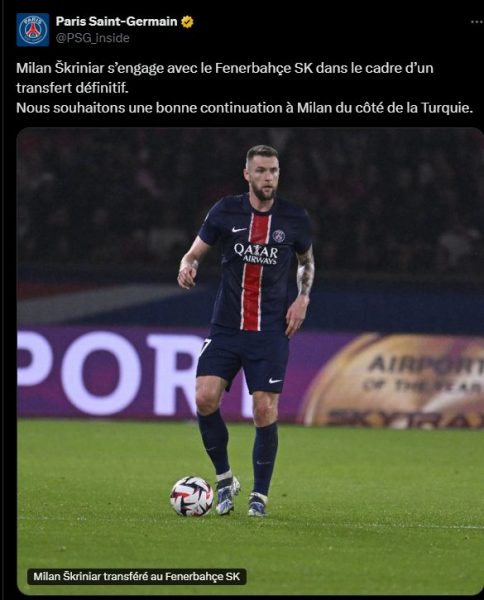 Official - PSG hits hard financially with a transfer  
