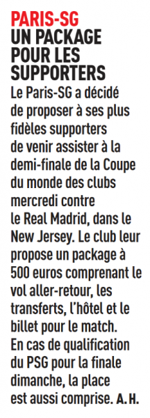 PSG/Real Madrid - Paris offers fans a special pack! PSG/Real Madrid - Paris offers fans a special pack!