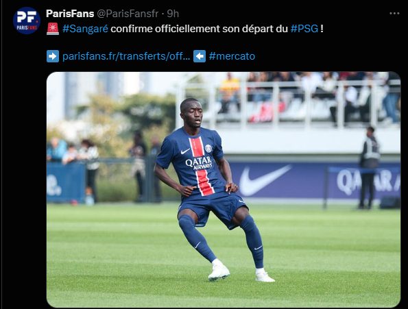 Official – A striker announces his departure from PSG!  