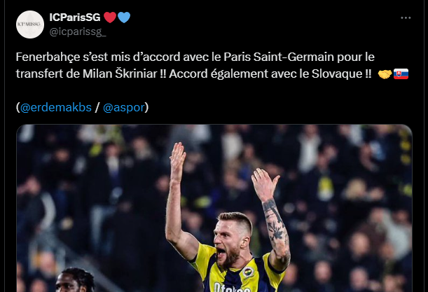 Transfer - Unwanted player to leave PSG, all parties agree!  