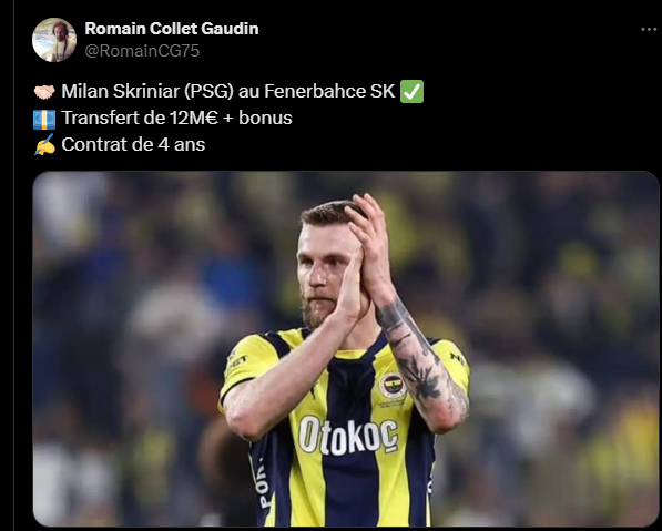 Transfer – PSG completes Skriniar deal, amount revealed!  