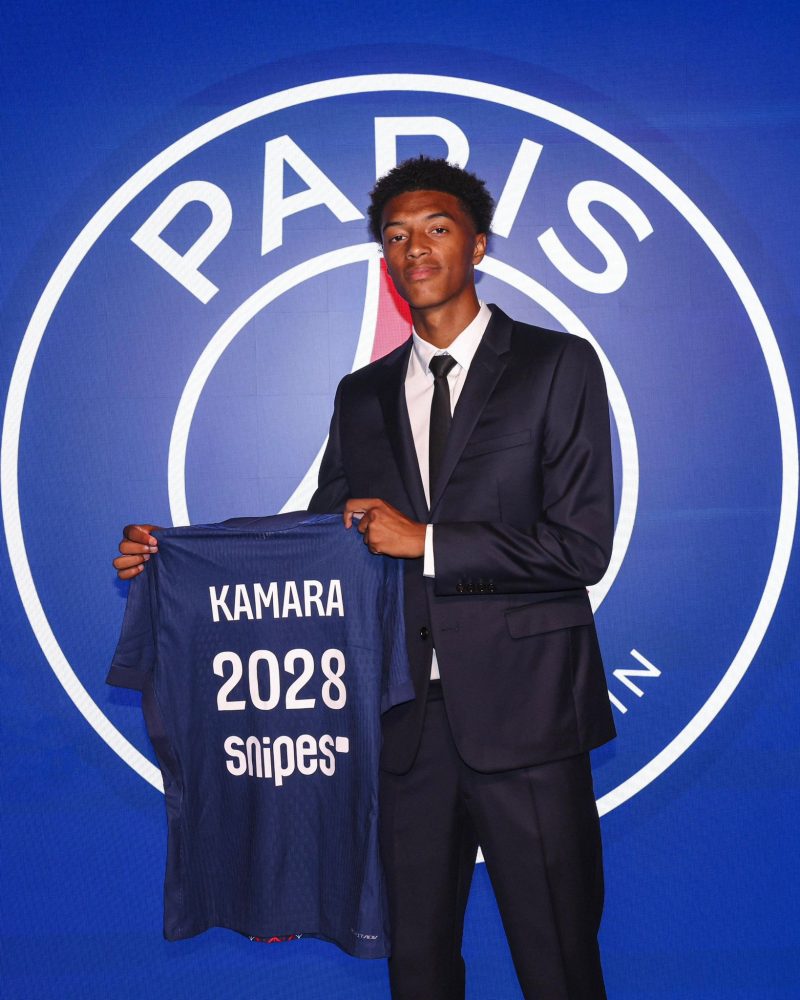 Kamara shows his joy and ambitions at PSG  