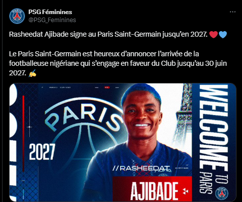 Official – PSG announces a major offensive signing! Official – PSG announces a major offensive signing!