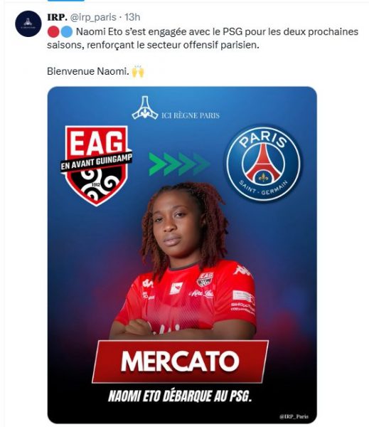 Transfer – PSG secures the signing of a great attacking talent!  