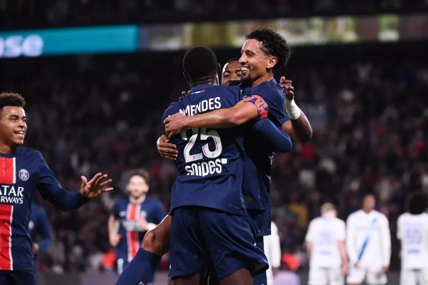 PSG/Tottenham – Two Parisian players at a press conference with Luis Enrique on Tuesday  