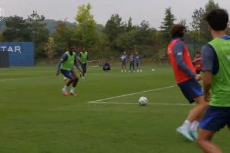 Relive Wednesday's PSG training session in video  