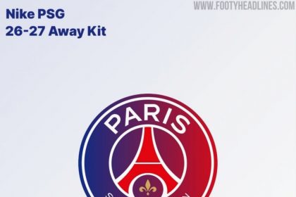 PSG's 2026/2027 away jersey with a special logo  
