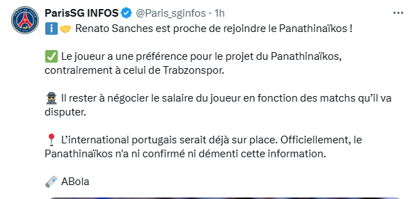 Transfer – €9 million, a miracle happens to PSG  