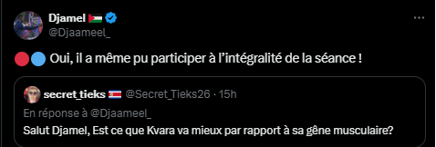 PSG - News about Kvaratskhelia's injury! PSG - News about Kvaratskhelia's injury!