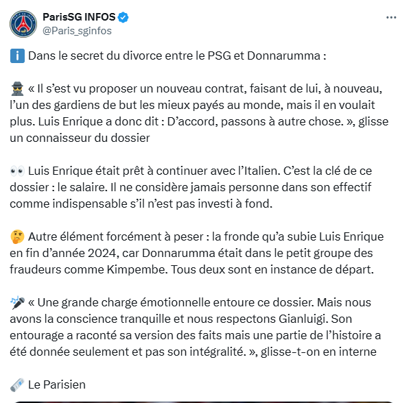 PSG Transfer – Donnarumma's Huge Offer Rejected, New Revelations  
