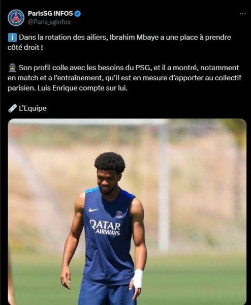 PSG is counting on a Titi to strengthen the attack  
