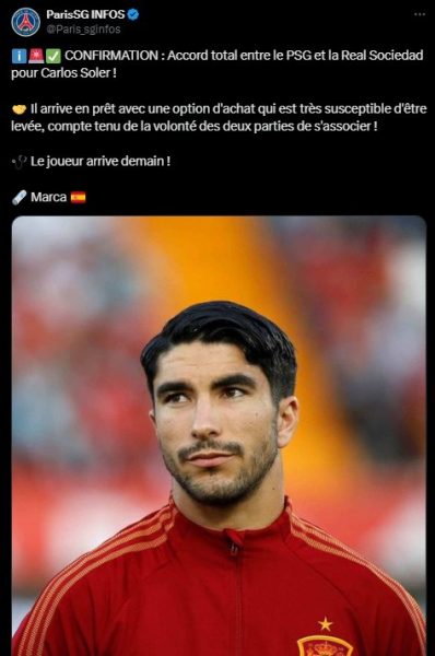 PSG transfer – Medical examination announced for this player!  