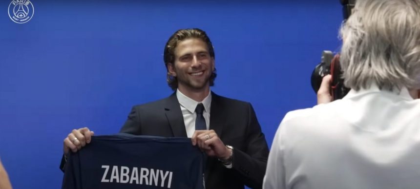 Zabarnyi's first steps at PSG on video!  