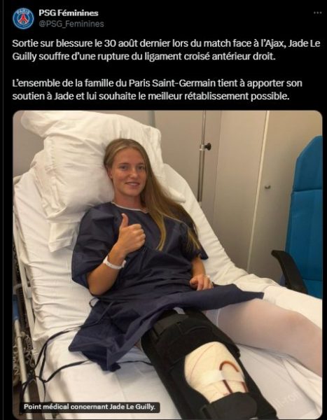 Official – PSG announces player will be out for several months  