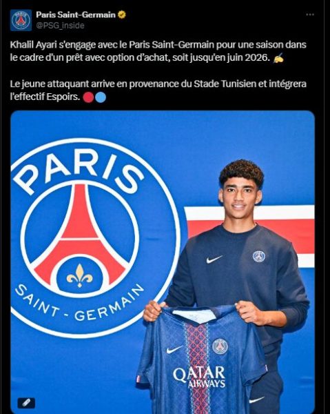 Official – PSG finally announces a new signing!  