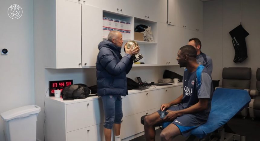 The 2025 Ballon d’Or celebrations with Dembélé  