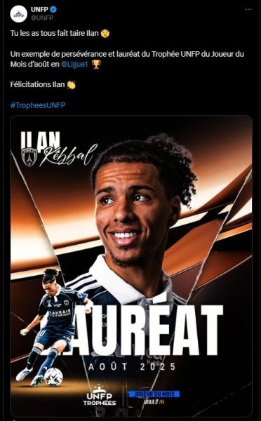 Ligue 1 – August Player of the Month is chosen!  
