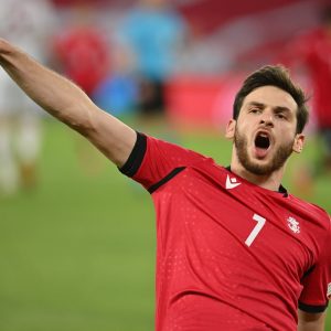 Georgia vs. Bulgaria (3-0) highlights, Kvaratskhelia scores a goal!  