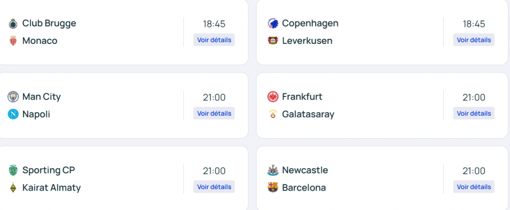 Champions League – Results from Wednesday's Matchday 1  