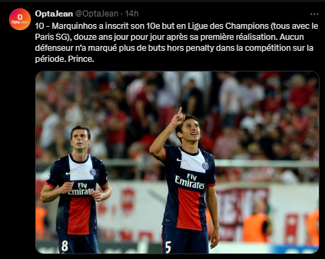 PSG vs Atalanta – Marquinhos sets a remarkable record  