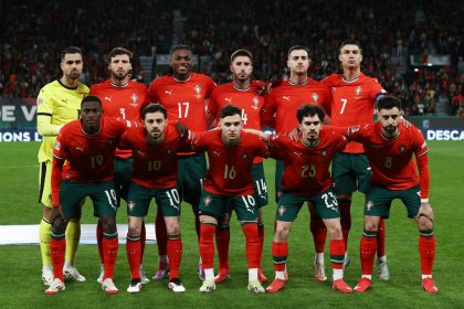 Portugal vs Ireland - Official lineups:  