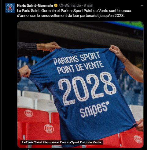 Official – PSG announces a major extension!  