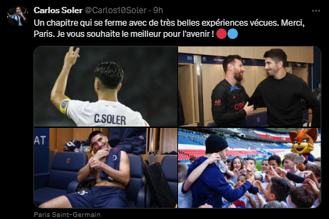 Carlos Soler bids emotional farewell to PSG Carlos Soler bids emotional farewell to PSG